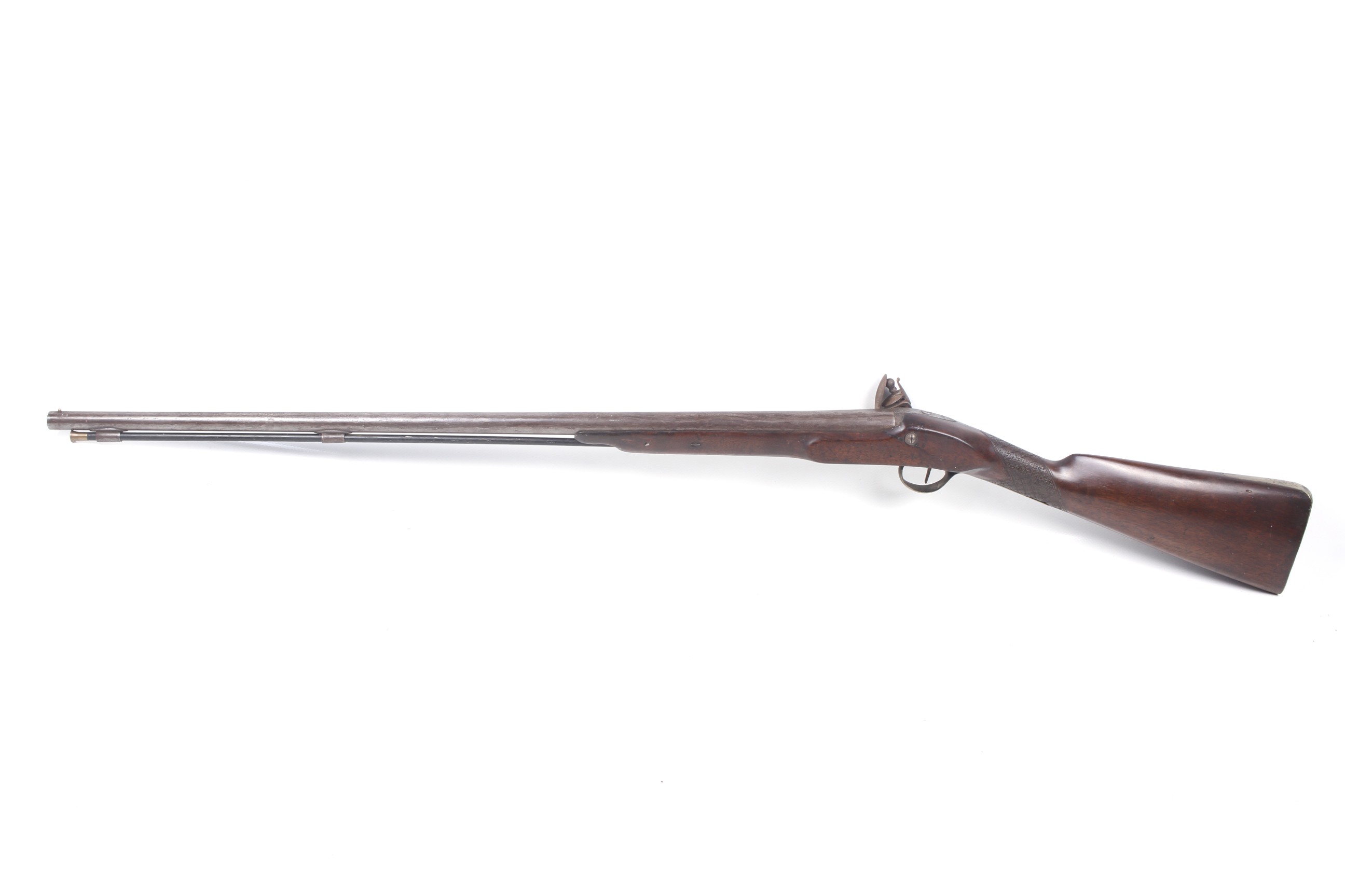 A James and Steven of Dundee flintlock shotgun. Circa 1790, .576 bore, 30. - Image 2 of 3