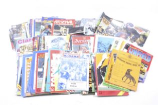 A mixed Collection of football programmes.