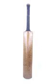 A B Warsop Marlyebone signed cricket bat.