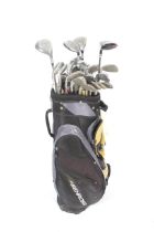 A Benross golf bag complete with clubs.