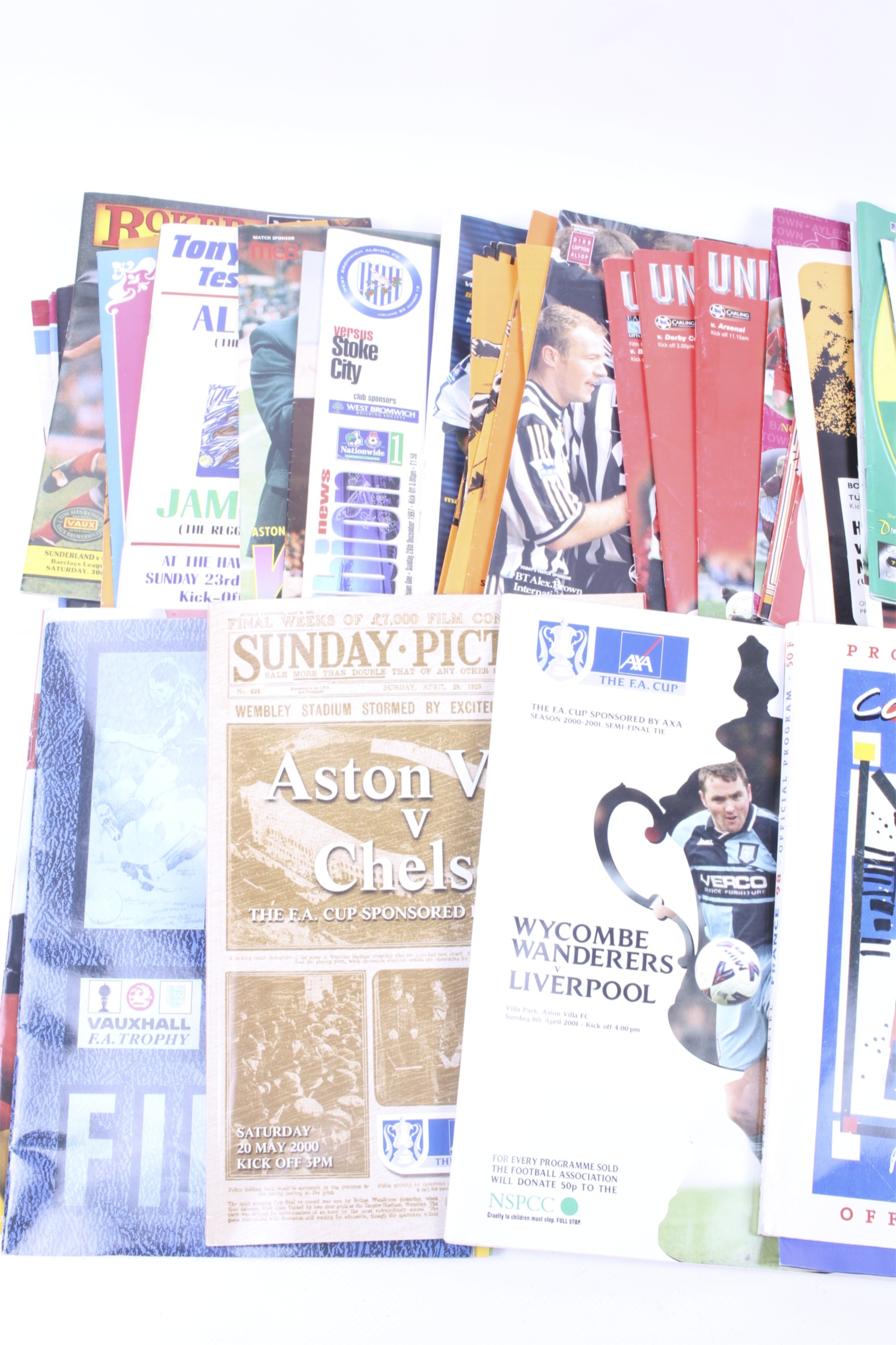 A mixed collection of football programmes. - Image 2 of 3