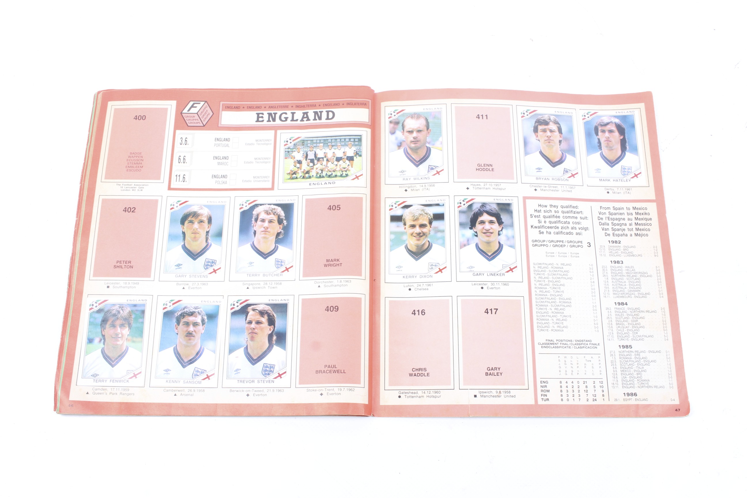 A Panini Mexico 1986 world cup sticker album. - Bild 4 aus 4