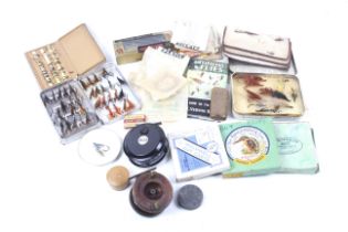 A collection of Salmon and Trout fishing tackle.