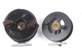 Two vintage sea fishing reels. Comprising a JW Youngs 5.