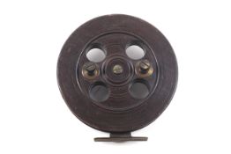 A S Alcocks 7.5" Scarborough style fishing reel.