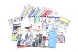 A large collection of Collection of football programmes.