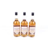 Three bottles of Craig & Glen 3 years blended scotch whisky. 1l, 40% vol.