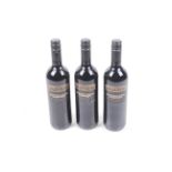 Three bottles of montepulciono D'abruzzo. One 2016, two 2017, all 75cl, 13% vol.