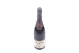 A bottle of Krug Reims Champagne 1966 vintage.