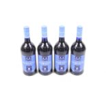 Four bottles of Harveys Solera Sherry 'Bristol Cream'. 1ltr, 17.5% vol.