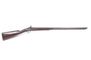 A James and Steven of Dundee flintlock shotgun. Circa 1790, .576 bore, 30.