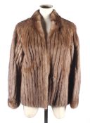 A vintage mink fur coat.