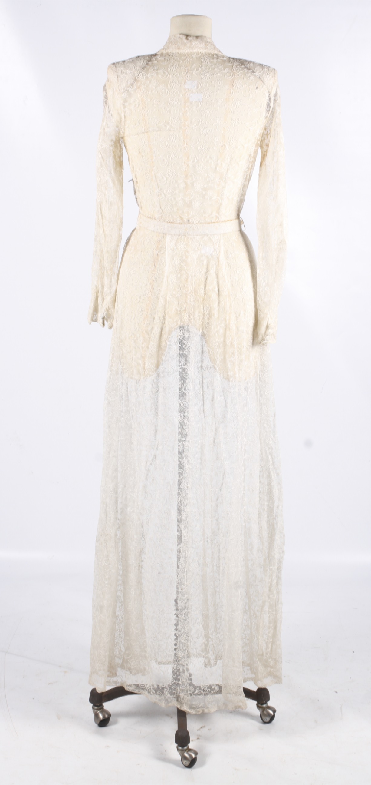 A late 19th/early 20th century dress. - Image 3 of 3