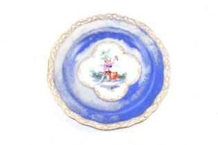 A 19th century Meissen plate.