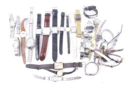 A collection of 28 vintage wrist and bracelet watches.