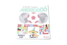A Panini Mexico 1986 world cup sticker album.