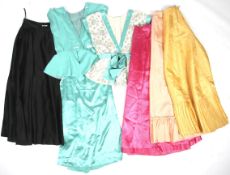 A selection of vintage ladies clothing.
