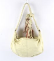 A Mulberrry 'Araline' nappa leather lemon handbag.