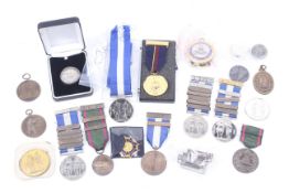 A collection of National Rifle Association medals.