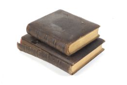 Two late 19th/early 20th century empty photograph albums.