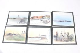 A set of six Ralph Steadman prints.