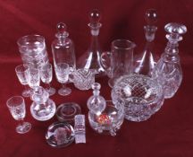 A quantity of assorted contemporary crystal glassware.