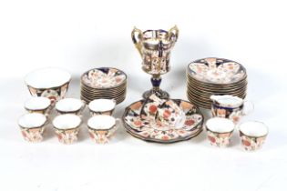 A large 20th century Crown Derby tea service.