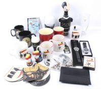 A group of assorted Guinness collectable items.
