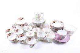 A collection of two assorted Victorian china tea services.