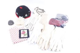 A selection of vintage ladies accessories.