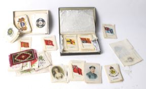 Collection of assorted early 20th century cigarette trading silks. Including B. D. V.