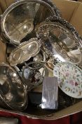 A collection of silver-plate.