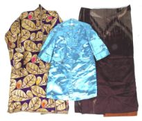 Three items of cultural clothing.