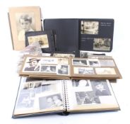 A large collection of assorted vintage photographs. Including Victorian CDV (approx.