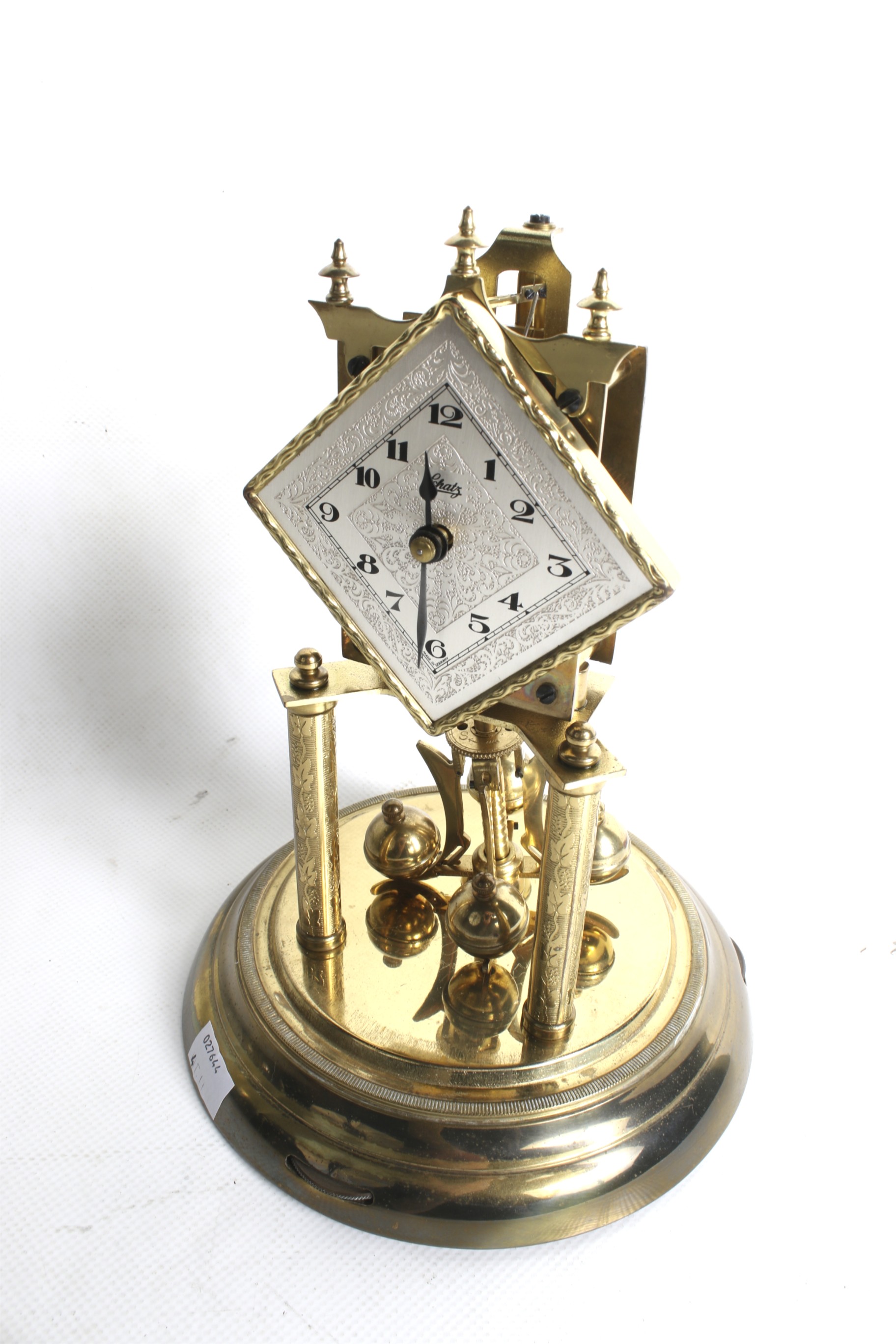 A Schatz Germany anniversary mantel clock. - Image 2 of 4