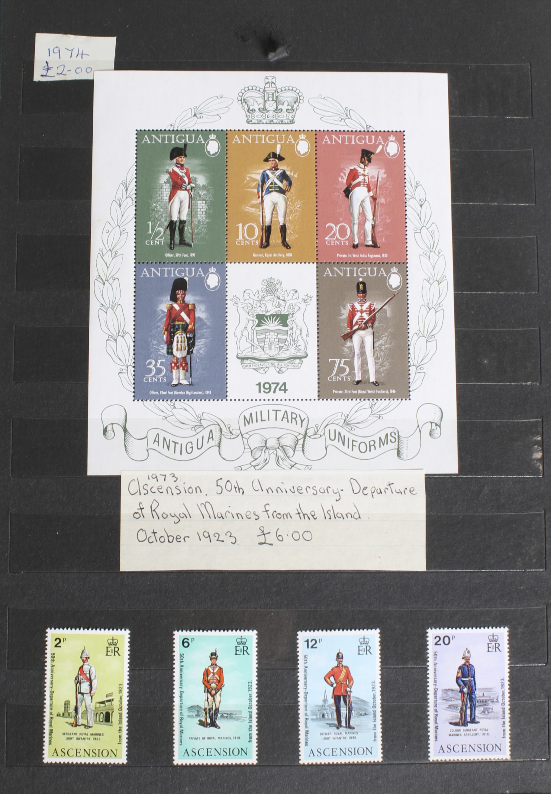 A collection of military themed stamps. - Image 3 of 4