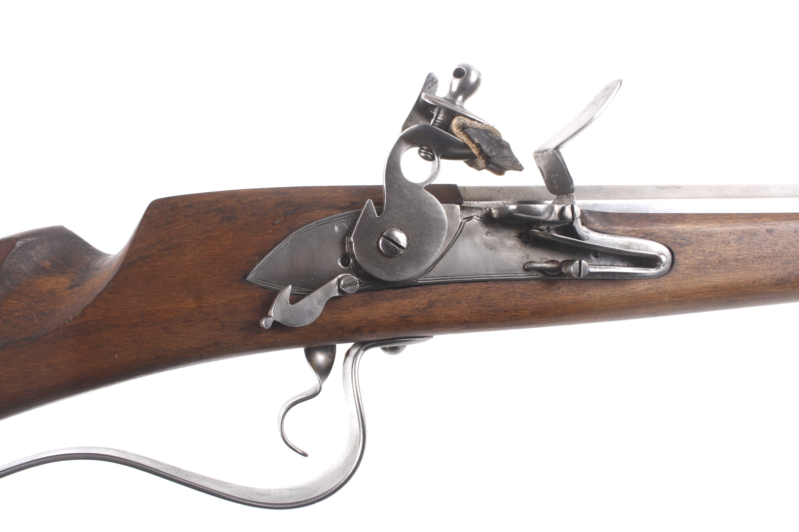 A shootable reproduction of a circa 1700 English lock muzzle loading musket. - Image 3 of 3