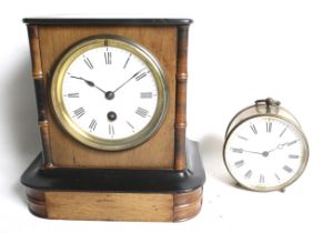 Two assorted clocks.
