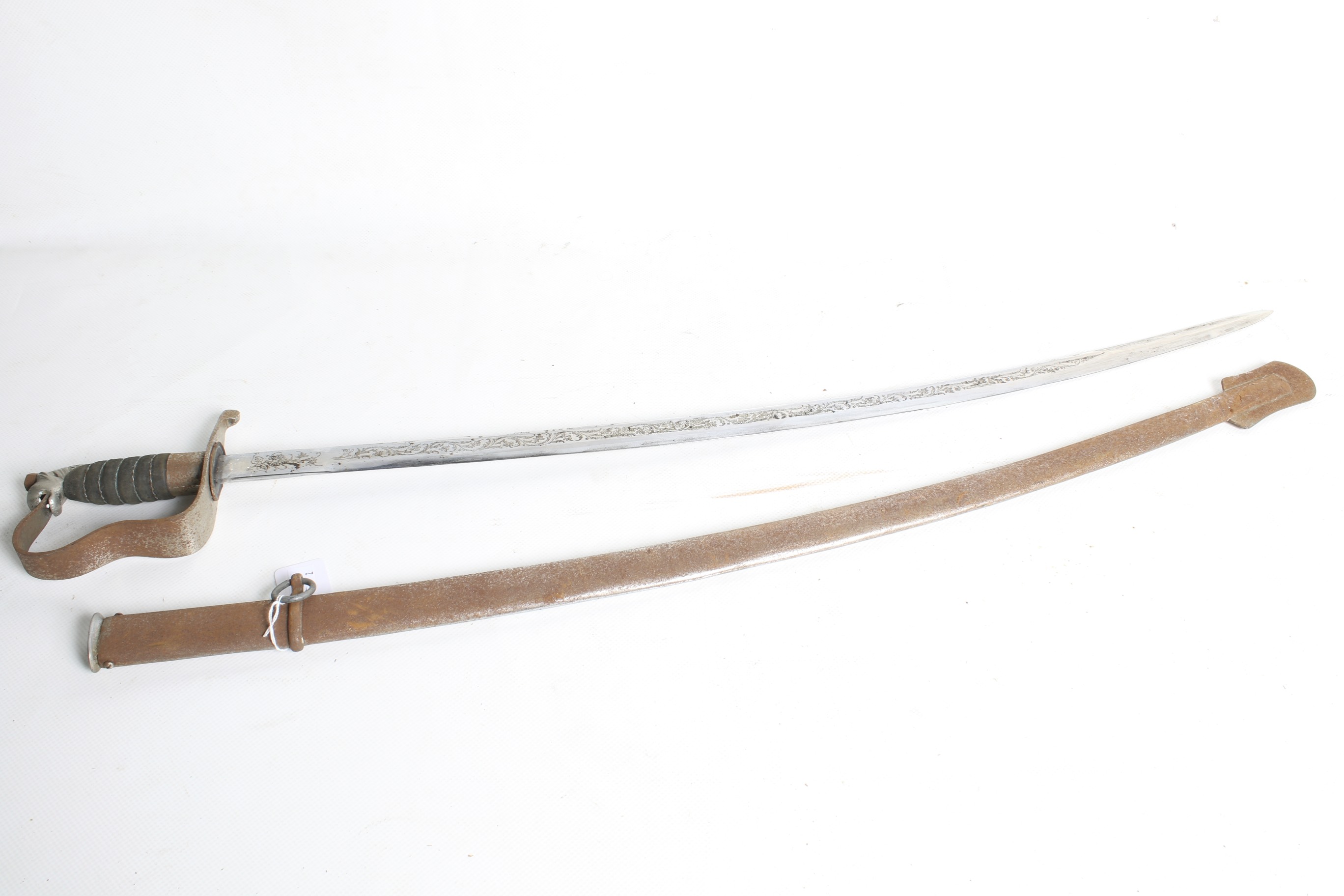 A reproduction German officer's sword. - Image 4 of 5