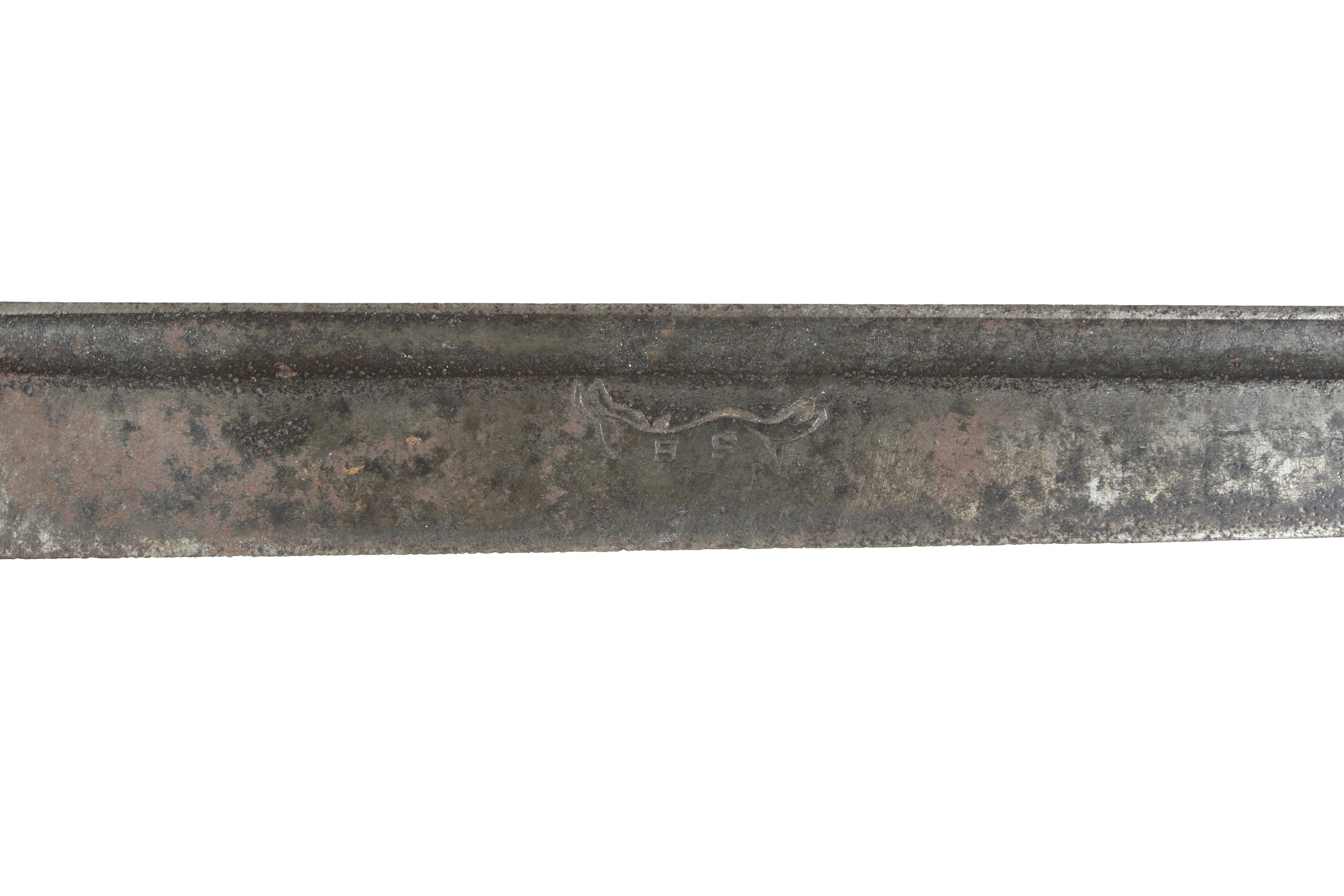 A mid-18th century brass hilted British Infantryman's sword. - Image 2 of 3