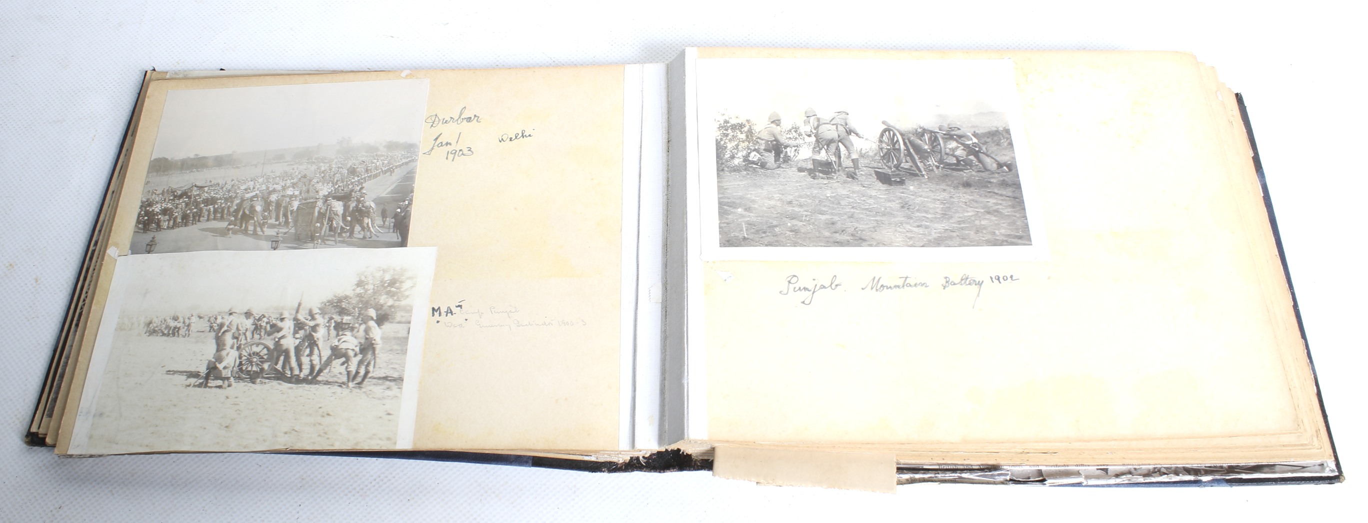 A circa 1900 album of photographs and ephemera, an autograph book and a certificate of thanks. - Image 4 of 6