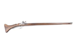 A shootable reproduction of a circa 1700 English lock muzzle loading musket.