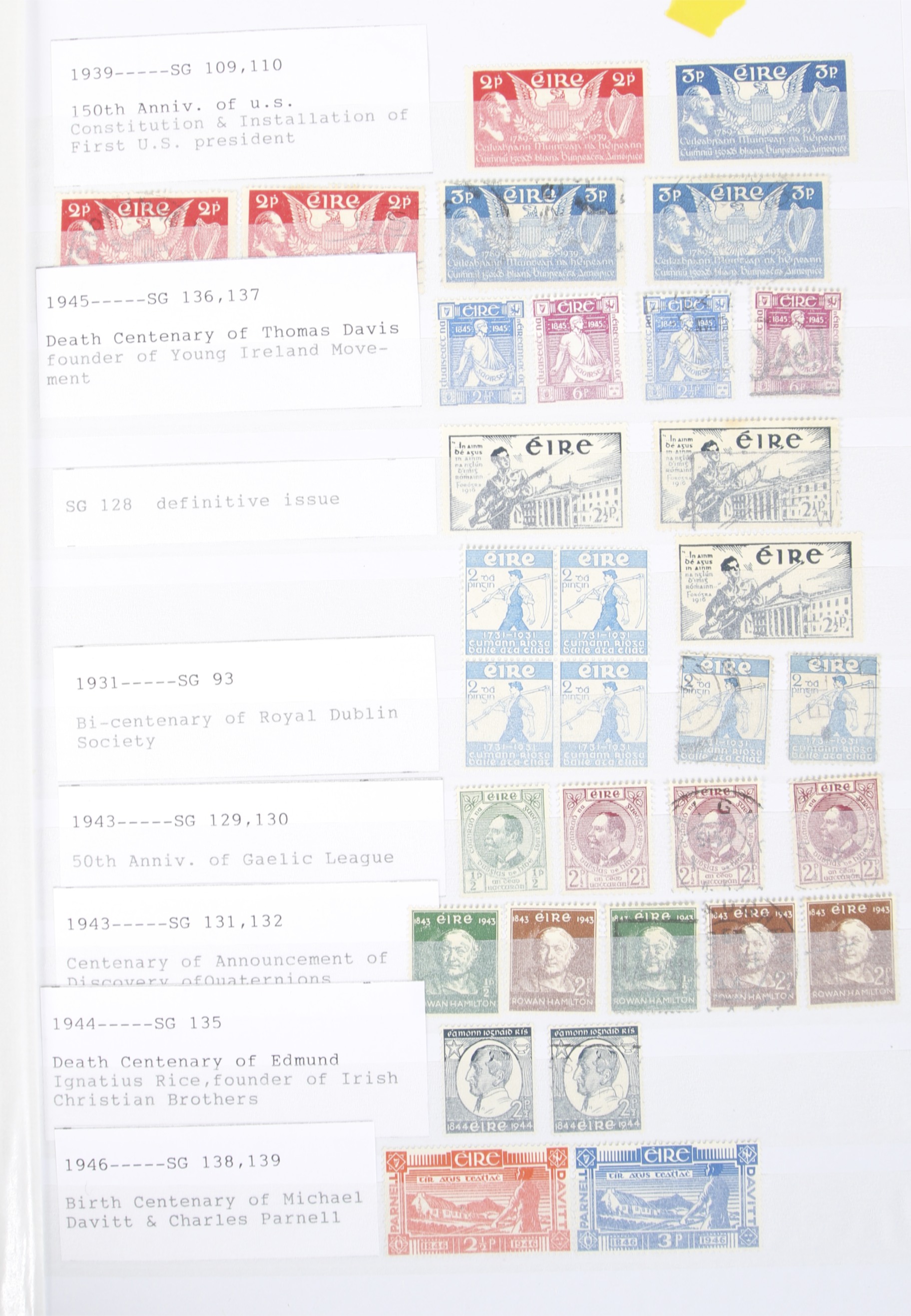 A well organised collection of Irish stamps in a blue Prinz album. - Image 3 of 4
