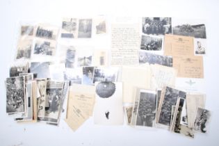 A group of WWII photographs and letters belonging to Pte Henry Baker, Parachute Regiment.