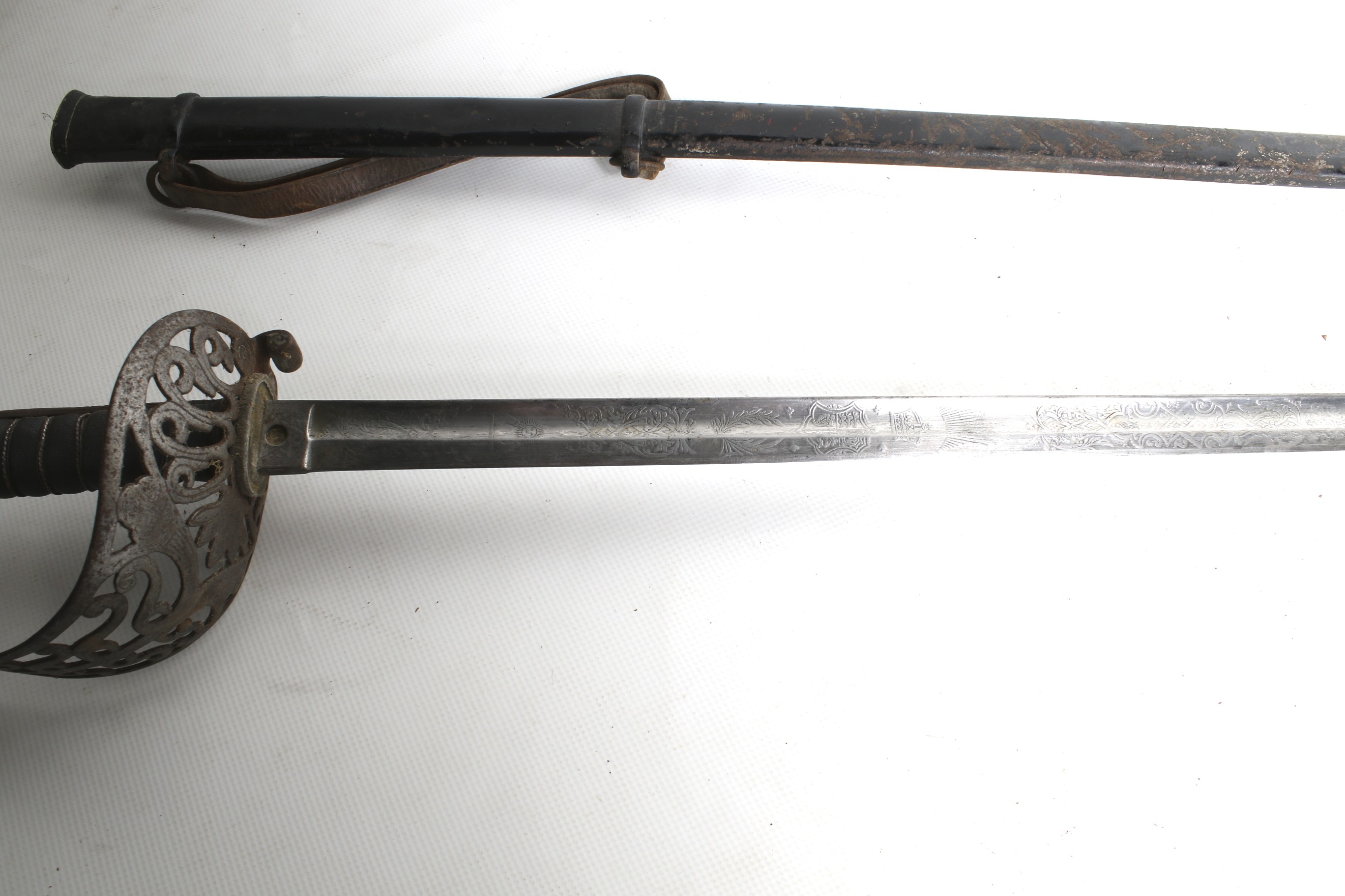 A 19th century British 1896 pattern Wilkinson cavalry sword. - Image 5 of 5