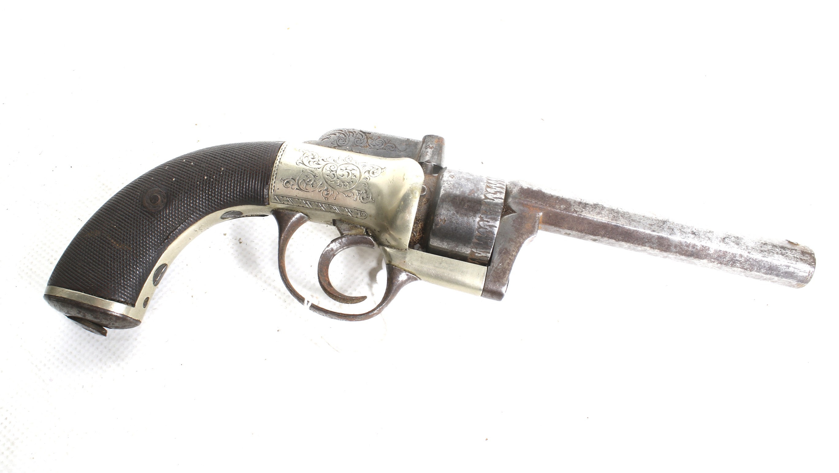 An English transition percussion revolver.