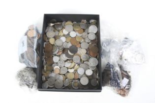 Collection of assorted 20th century World coins.