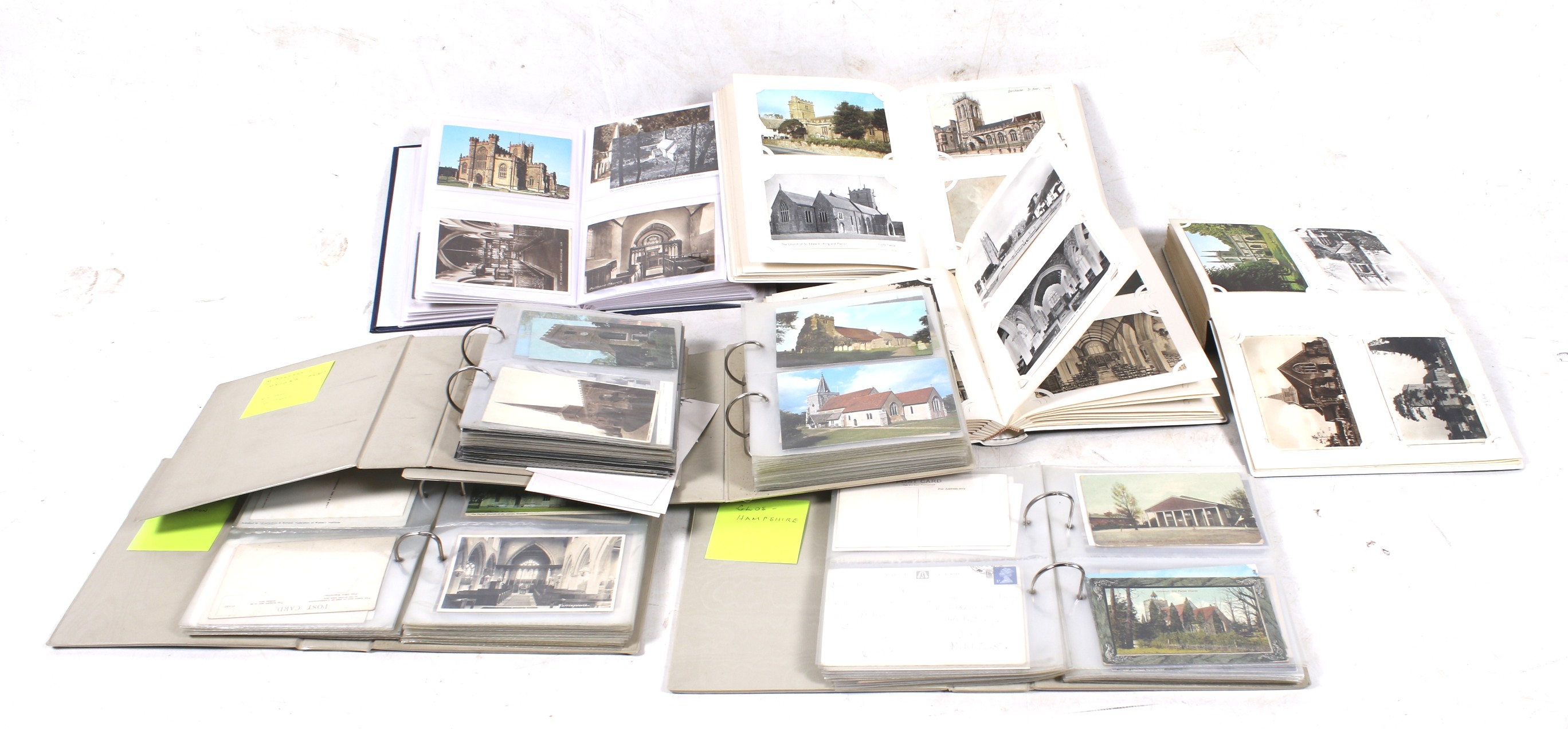 A collection of postcards in eight albums. - Image 2 of 2