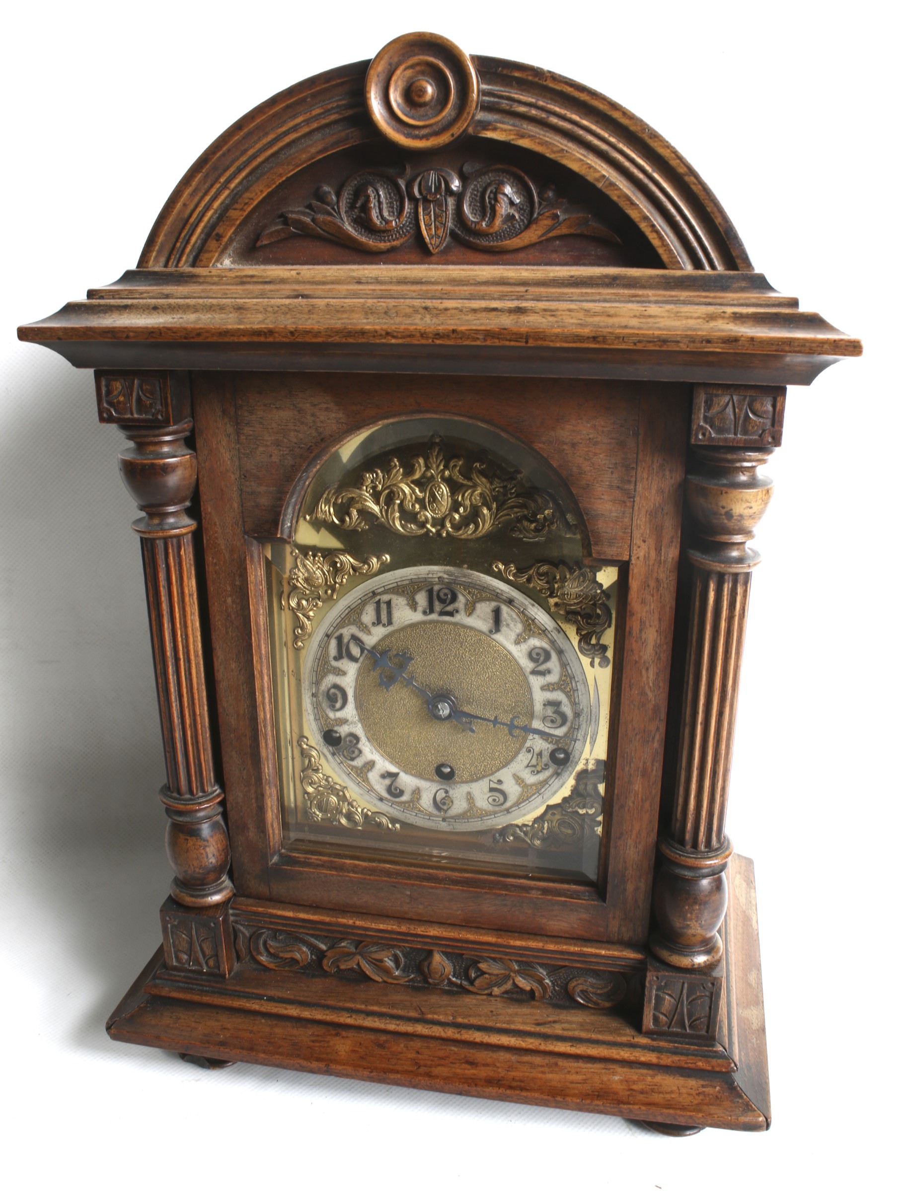 A German Westminster chiming mantle clock.