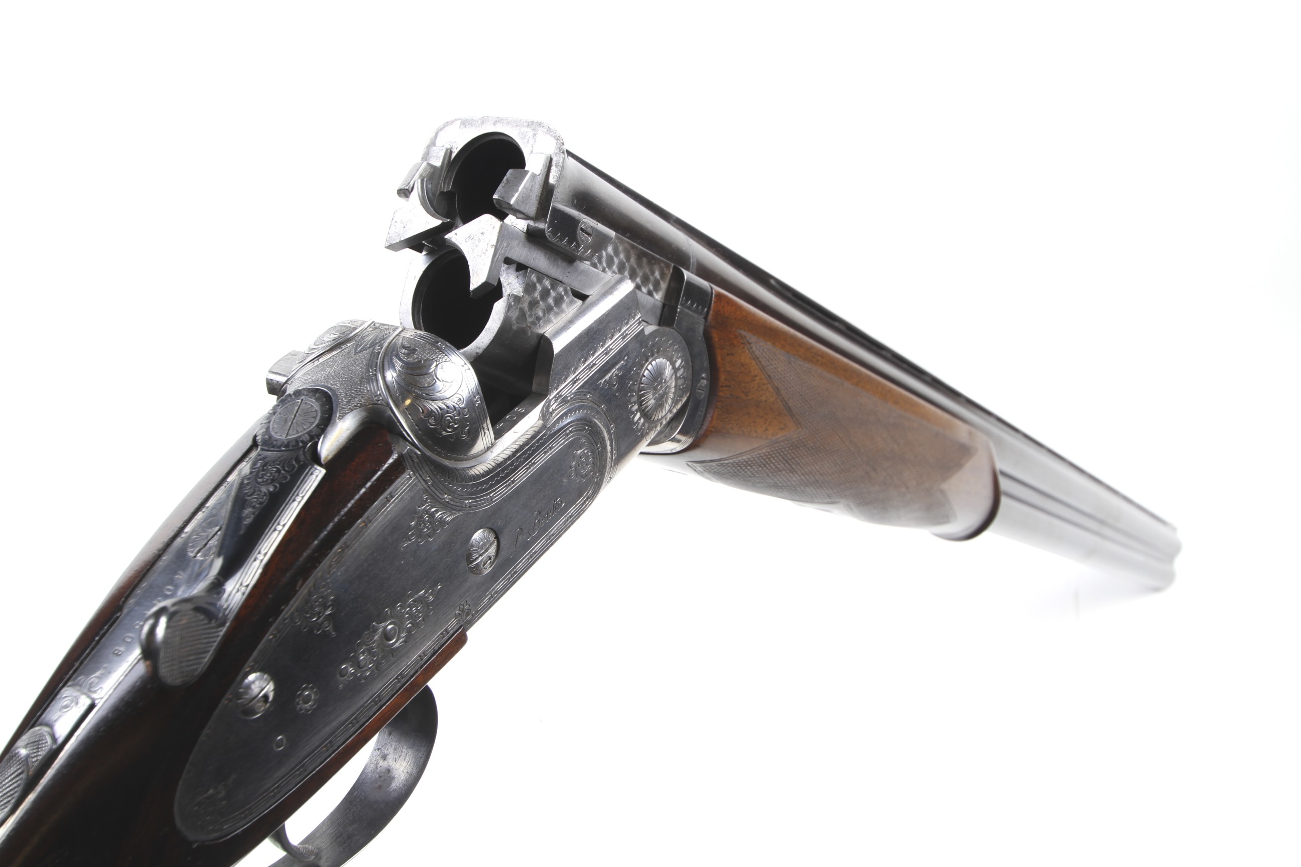 A Beretta S04 double-barrelled over and under 12 gauge shotgun. S/N A04150B, sidelock ejectors, - Image 4 of 14